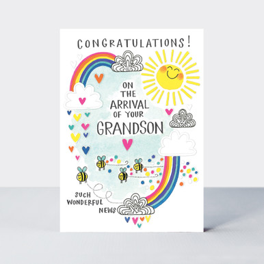 Congrats Grandson BLUE05 - Nonsuch
