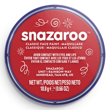 Snazaroo Classic Face Paint, 18ml, Bright Pink 