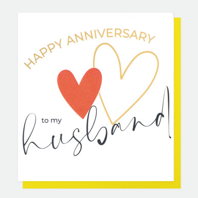 happy anniversary to my husband cards