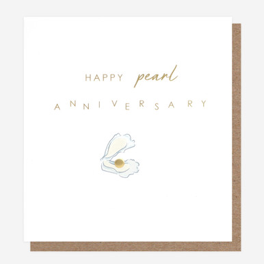 Happy Pearl Anniversary Shell TNC020