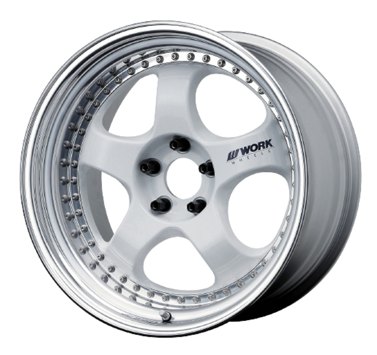 Work Meister S1 3P 5x114.3 18x9.5+35 L Disk White - Threepieceus