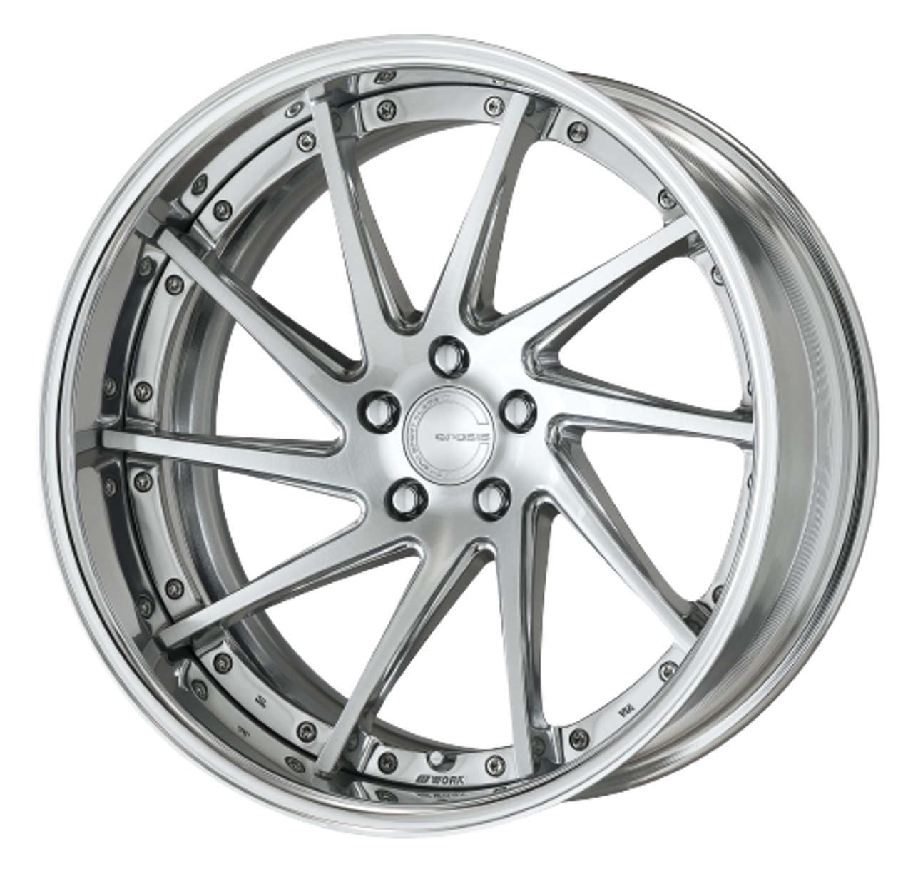 激安ブランド Gnosis Work Cvs Buffed Composite Disk H 19x9.5+30 5x114.3 タイヤ・ホイール