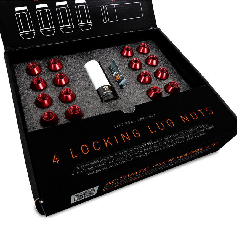 Mishimoto Aluminum Locking Lug Nuts M12x1.25 | ThreePiece.us
