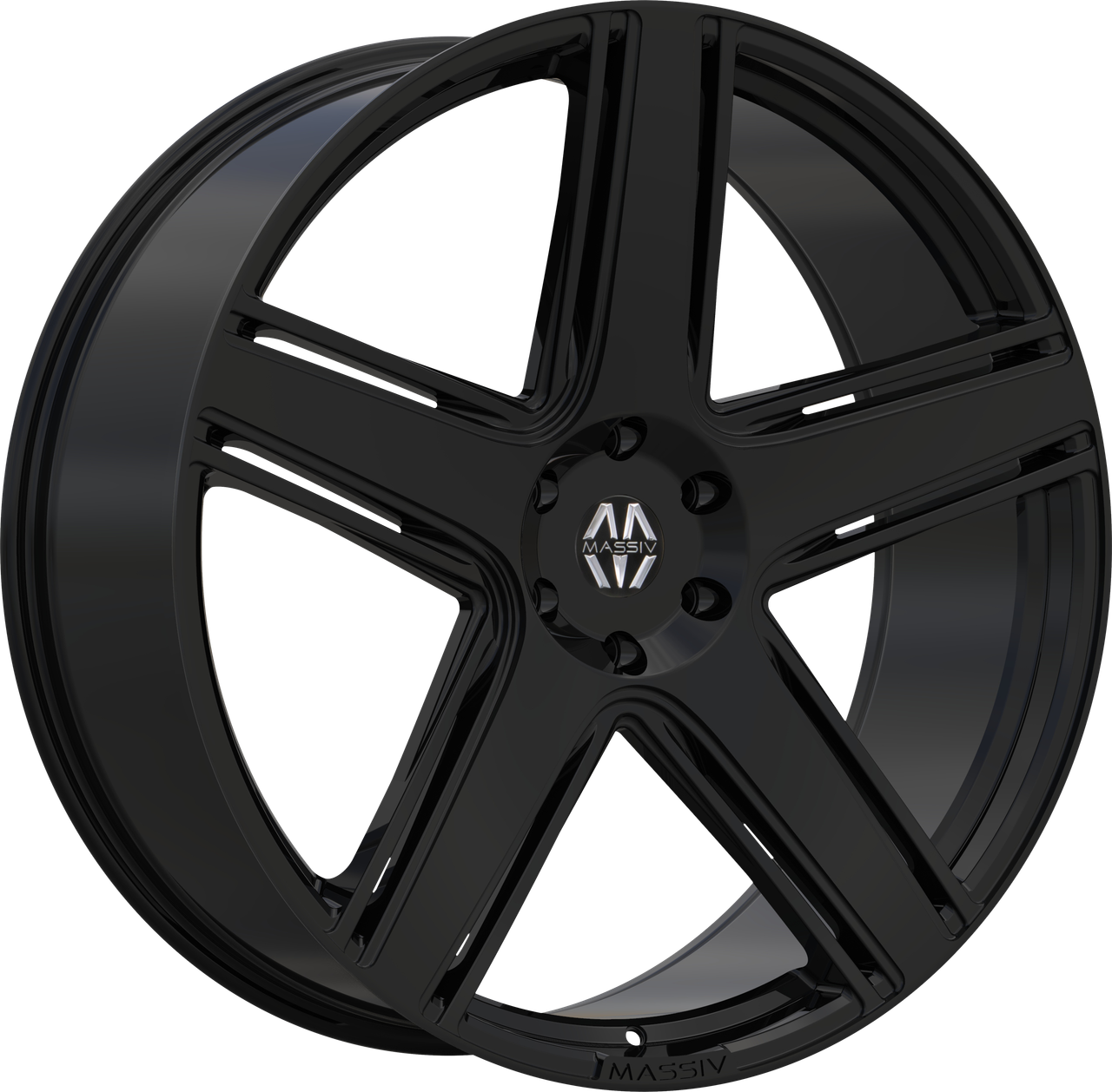 タイヤ・ホイール mei4 MASSIV 926 5X114.3 24x9 +30 GLOSS BLACK | ThreePiece.us