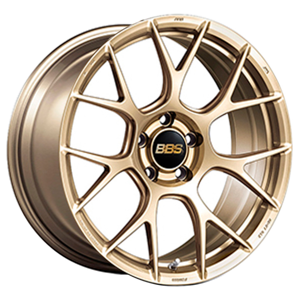 BBS RE-V7 5x100 18x9.5 +43 Gloss Gold Wheels | ThreePiece.us