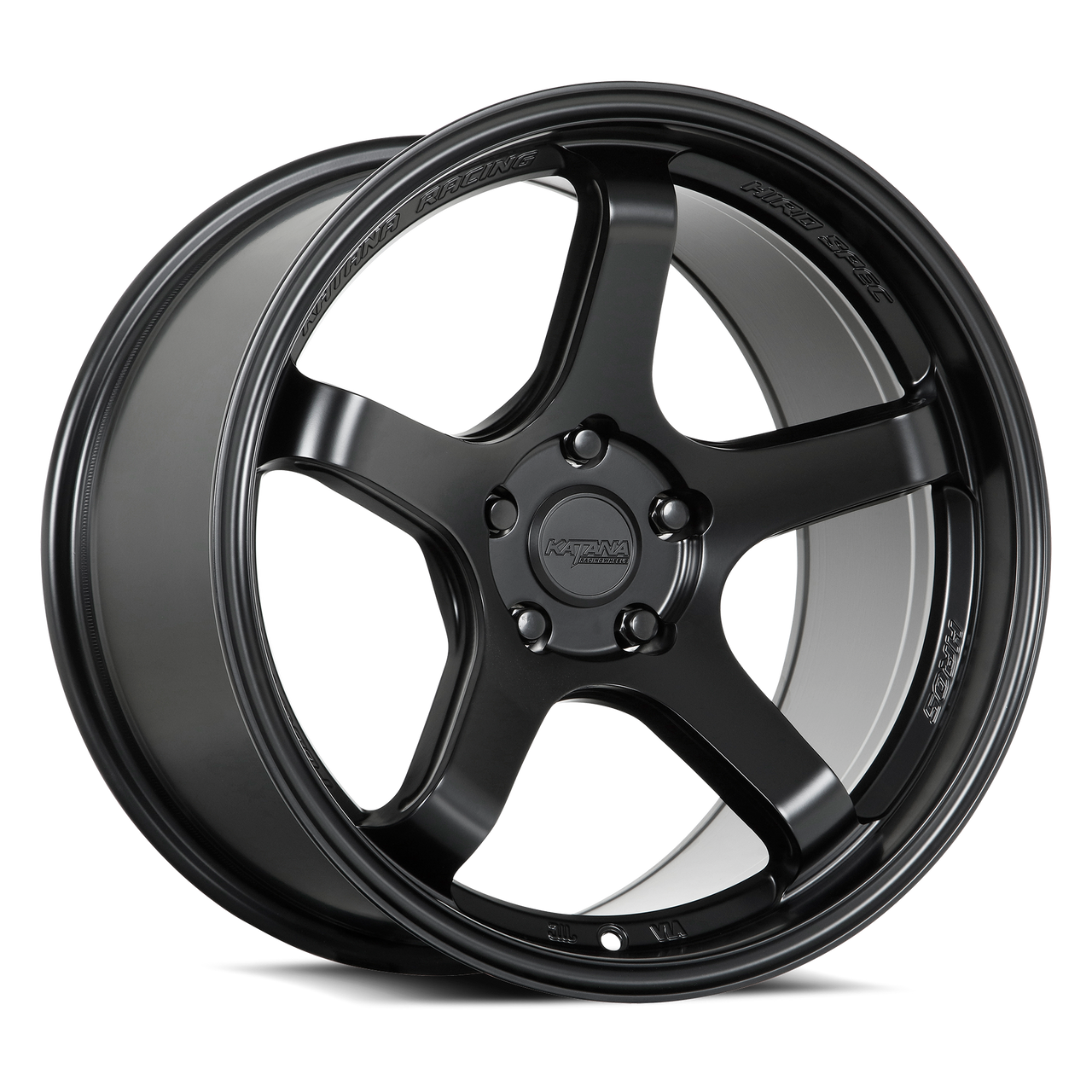 KATANA RACING HR05 5x112 18x8.5 +35 Matte Black - Threepieceus