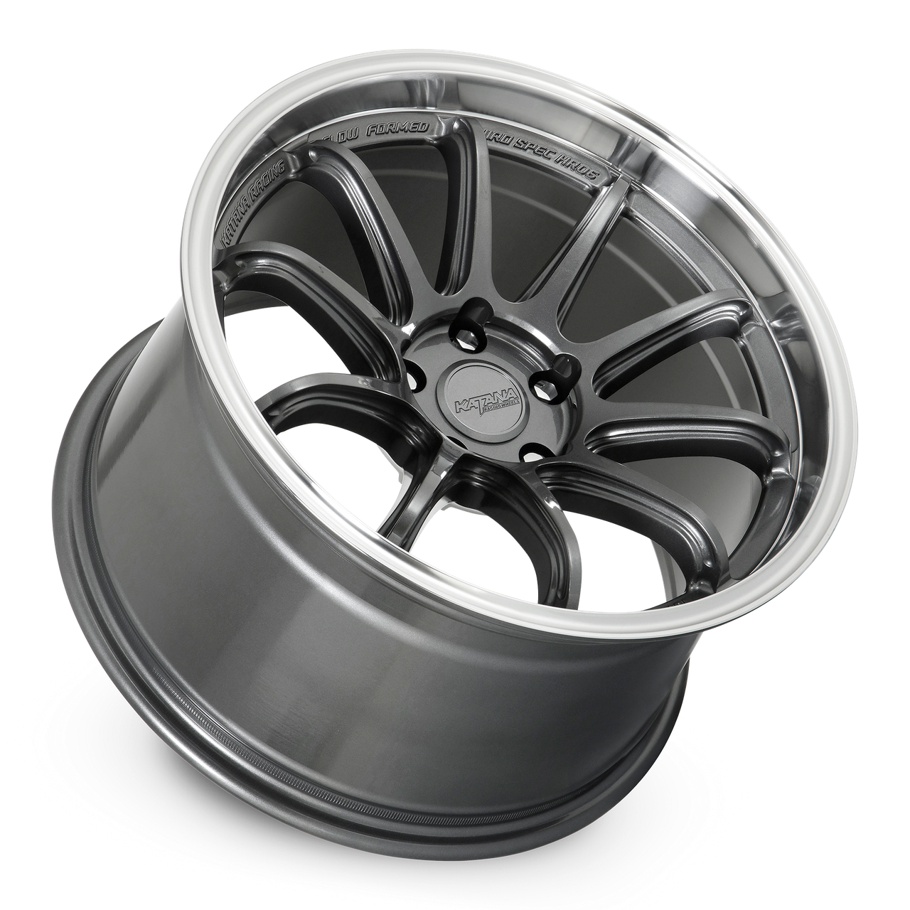 KATANA RACING HR06 5x114.3 18x9.5 +38 Gloss Gunmetal M Lip
