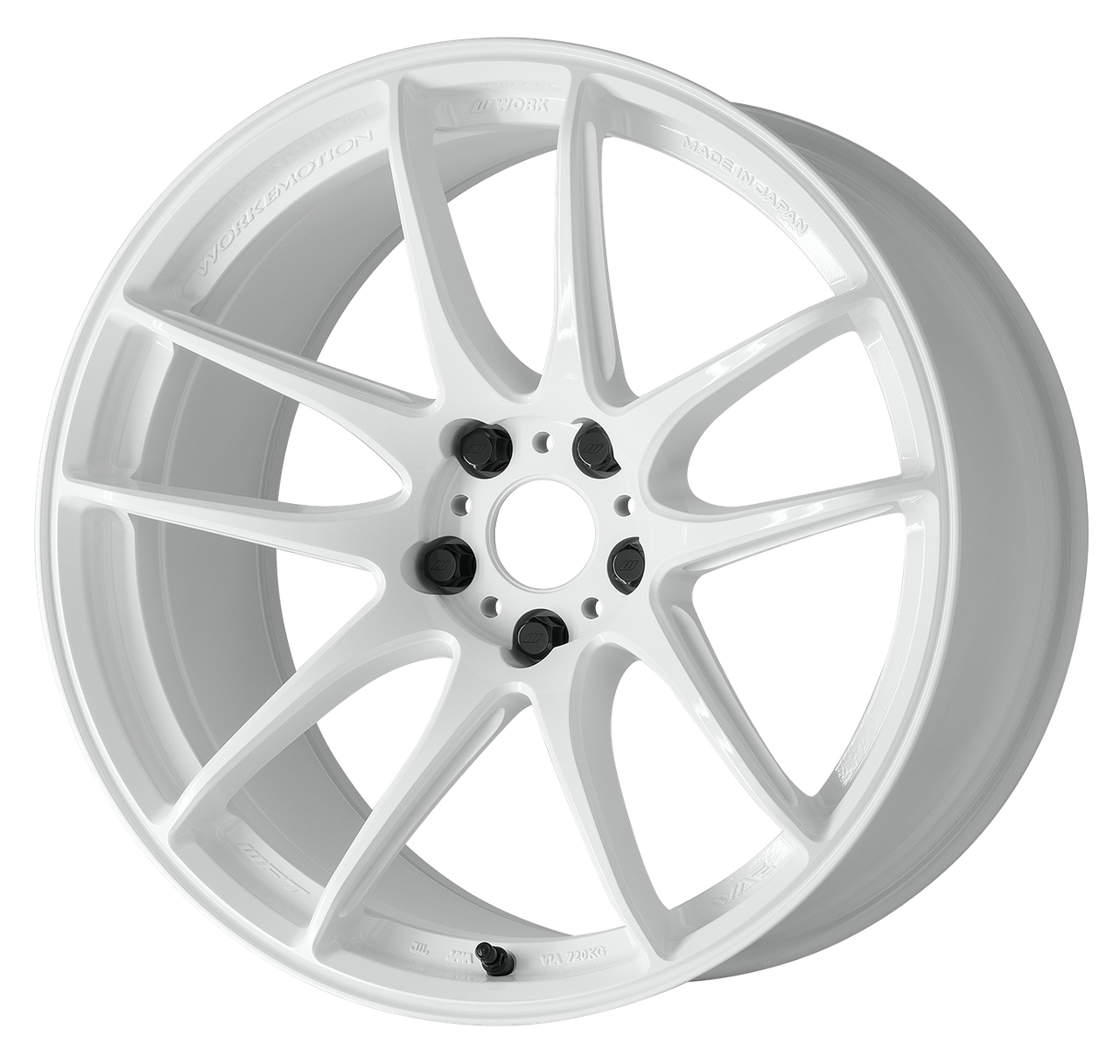 WORK Emotion CR Shigoku 4x100 17x7 +47 Ice White ICW - Threepieceus