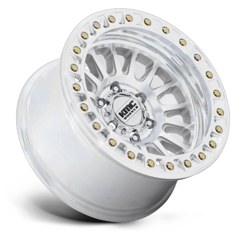 KMC IMPACT BEADLOCK 5x150 17x9 -12 Machined | ThreePiece.us