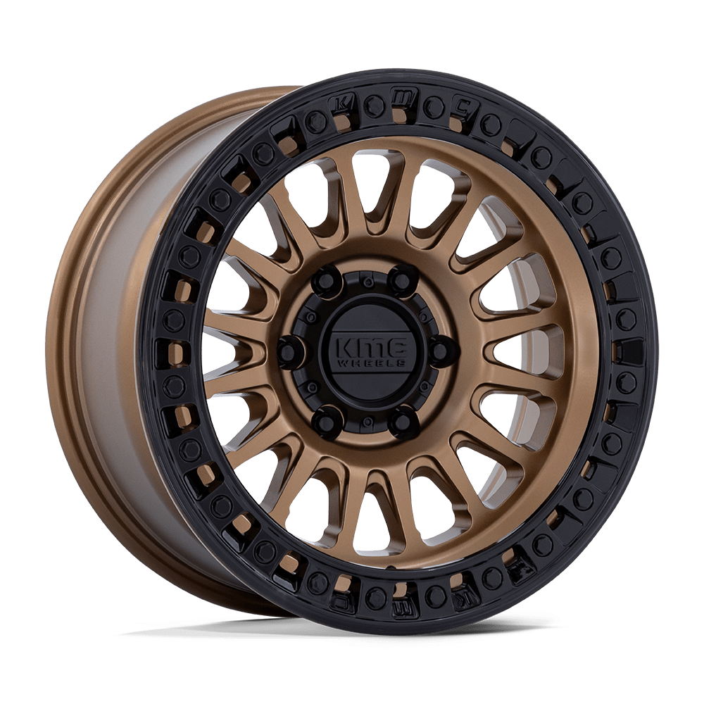 KMC IMS 8x180 18x9 +0 Matte Bronze W Gloss Black Lip | ThreePiece.us