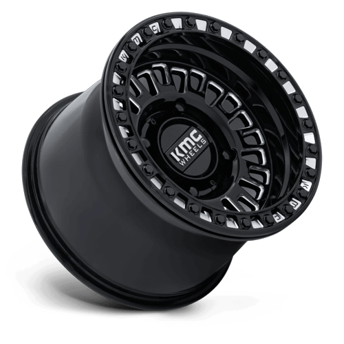 KMC Powersports AZTEC UTV BEADLOCK 4x156 15x7 +38 Gloss Black