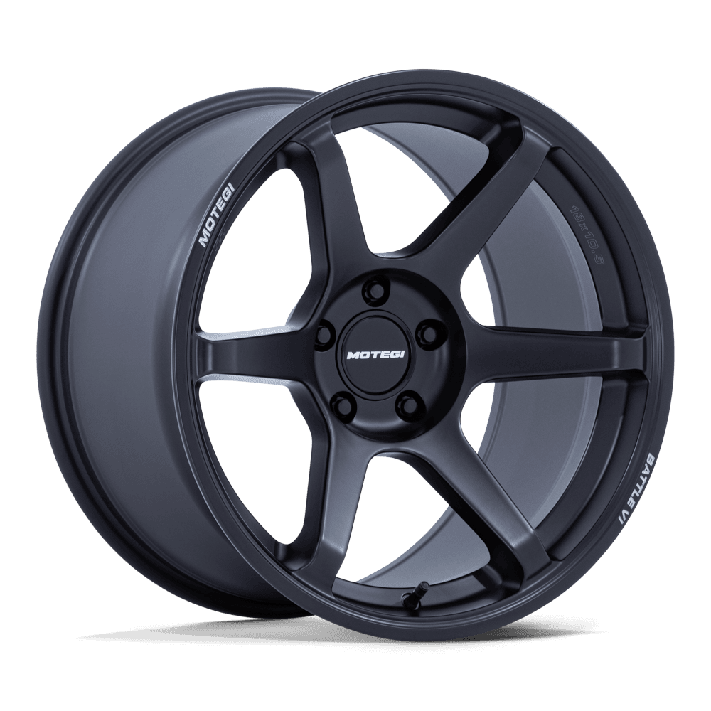 Motegi BATTLE VI 5x120 18x10.5 +25 Matte Blackbird Metallic