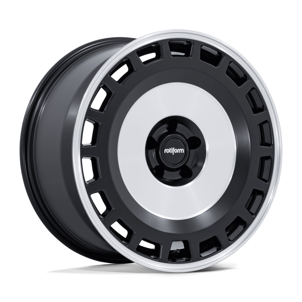 Rotiform ZBF 5x112 19x9.5 +25 Matte Black W/ Machined Face