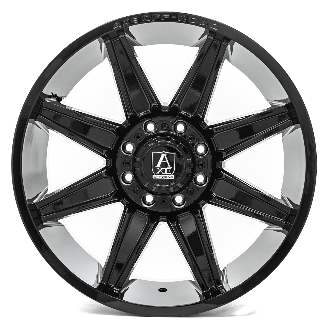 AXE WHEELS ARTEMIS 8x165 22x10 -19 Gloss Black | ThreePiece.us