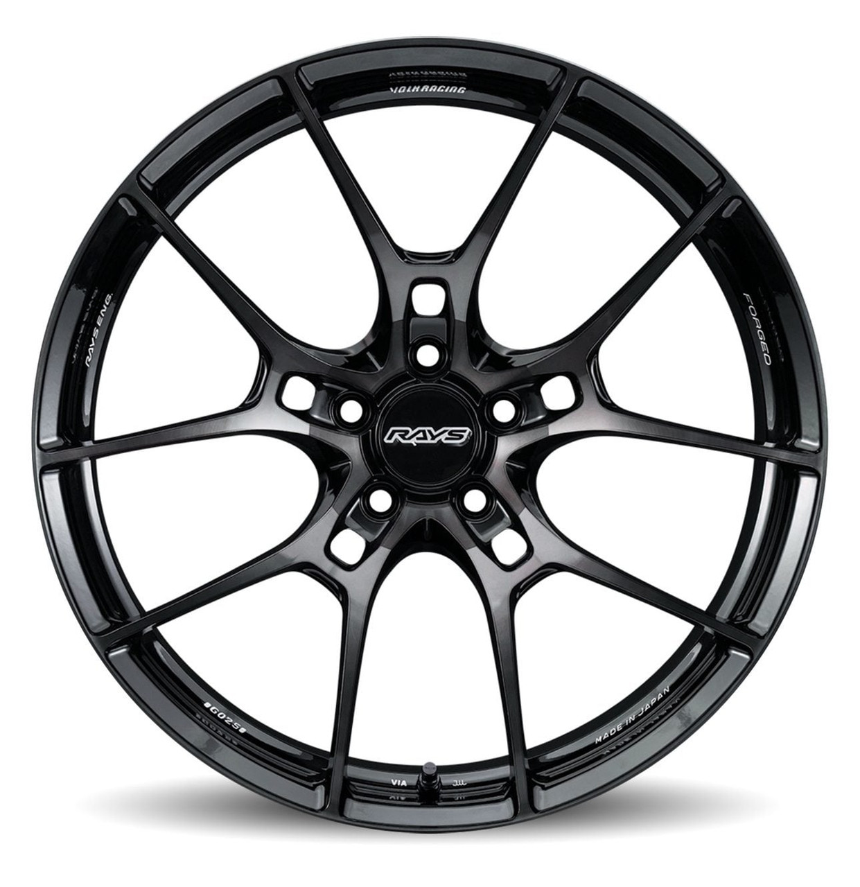 【yoneyone】RAYS VOLK RACING G025 19インチ Volk Racing G025 LTD 5x112 19x9.5+44 Pressed Black Clear