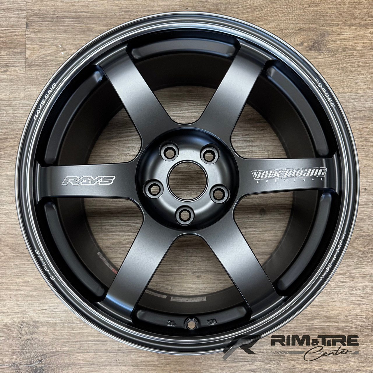 Volk Racing TE37 SAGA S-PLUS BLACK SHADOW 5x100 18x9.5+43 Matte