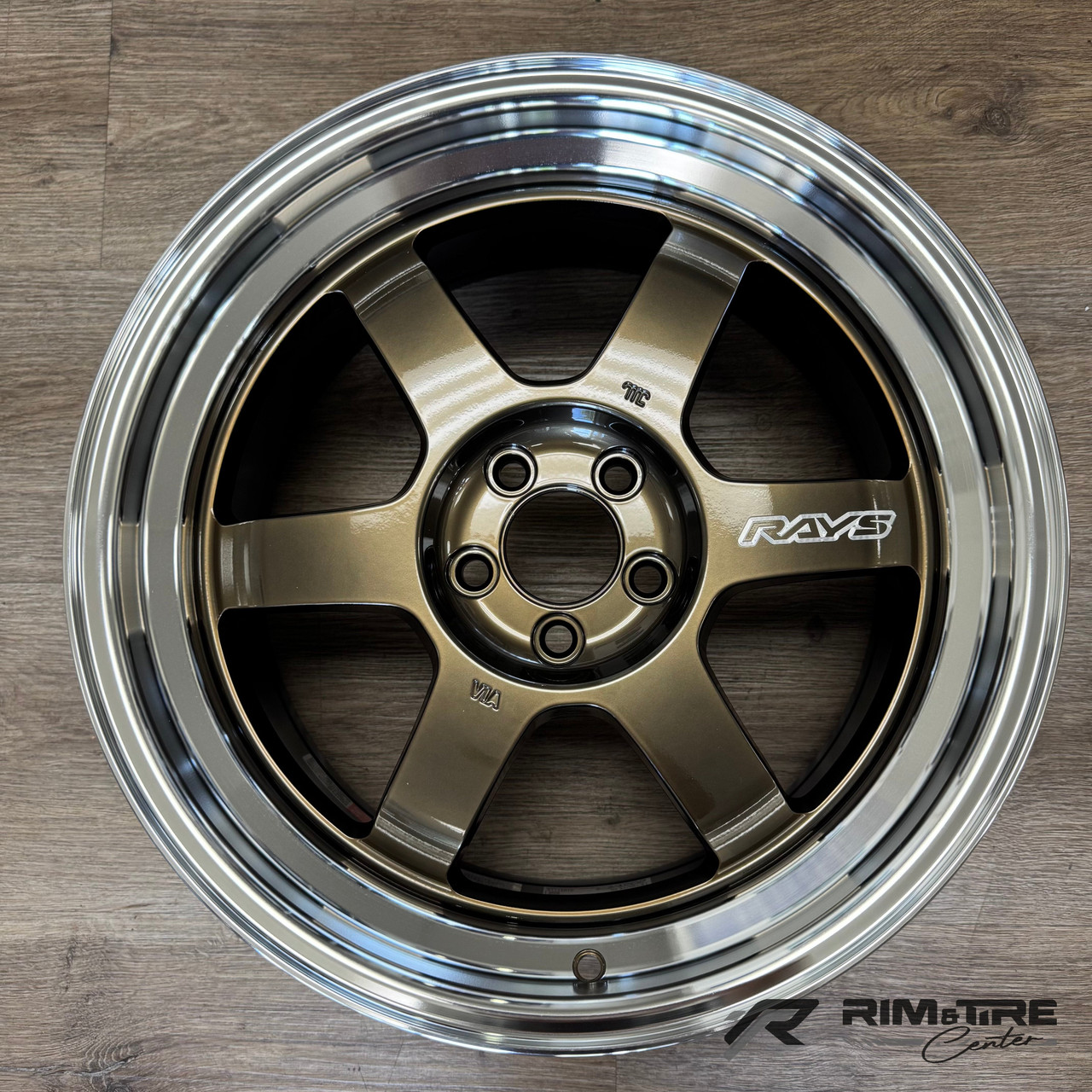Volk Racing TE37V SPEC-SR 5x100 17x9+36 Shining Bronze / Rim FDMC
