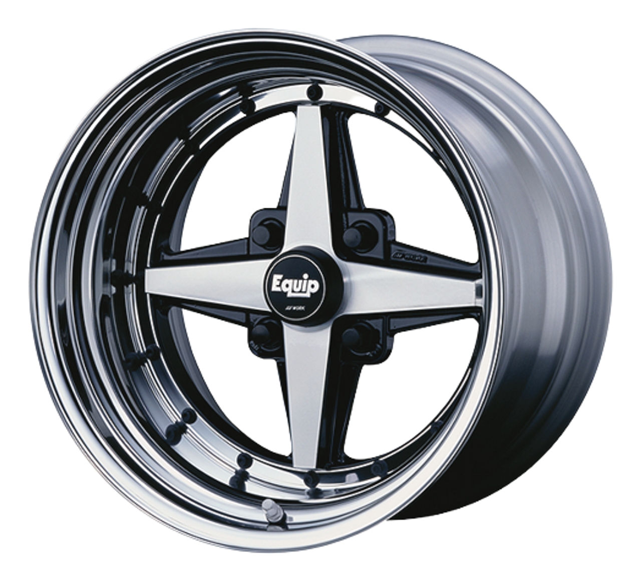 タイヤ・ホイール work EQUIP01 15inch Work Wheels Equip 01 Black Polish 4x100 | ThreePiece.us