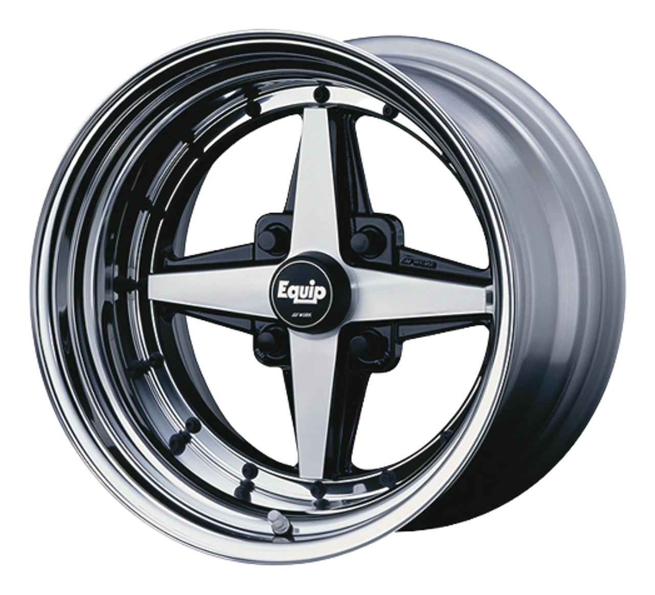 Work Wheels Equip 01 Black Polish 4x114.3 | ThreePiece.us