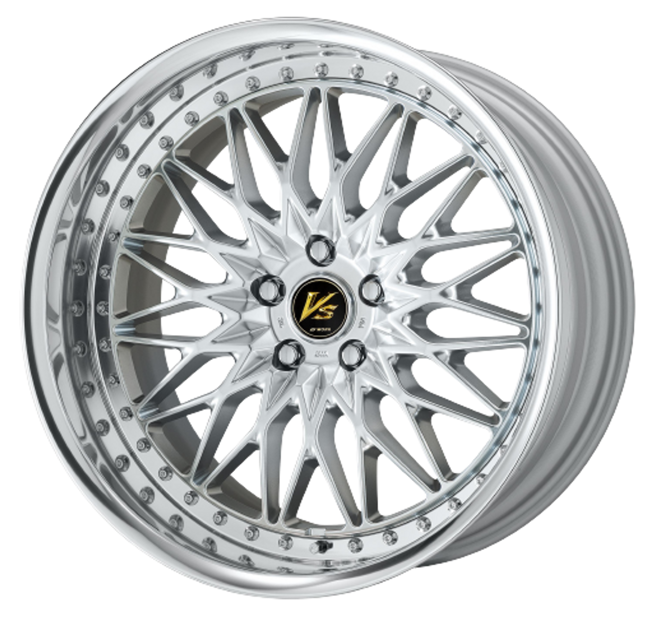Work Vs-Xv 5x120.65 18x11.5-43 A Disk Silky Rich Silver - Threepieceus