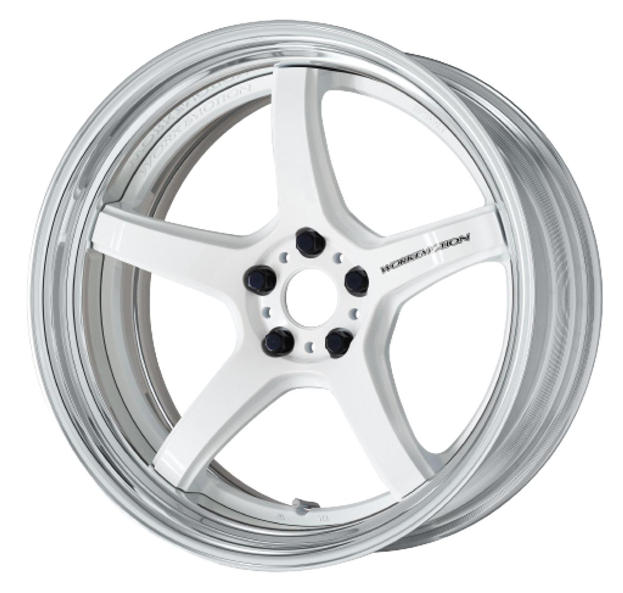 Work T5R 2P 5x112 19x8.5 +18 WHITE - Threepieceus work-t5r-2p-5x112-19x8-5-18-white-threepieceus