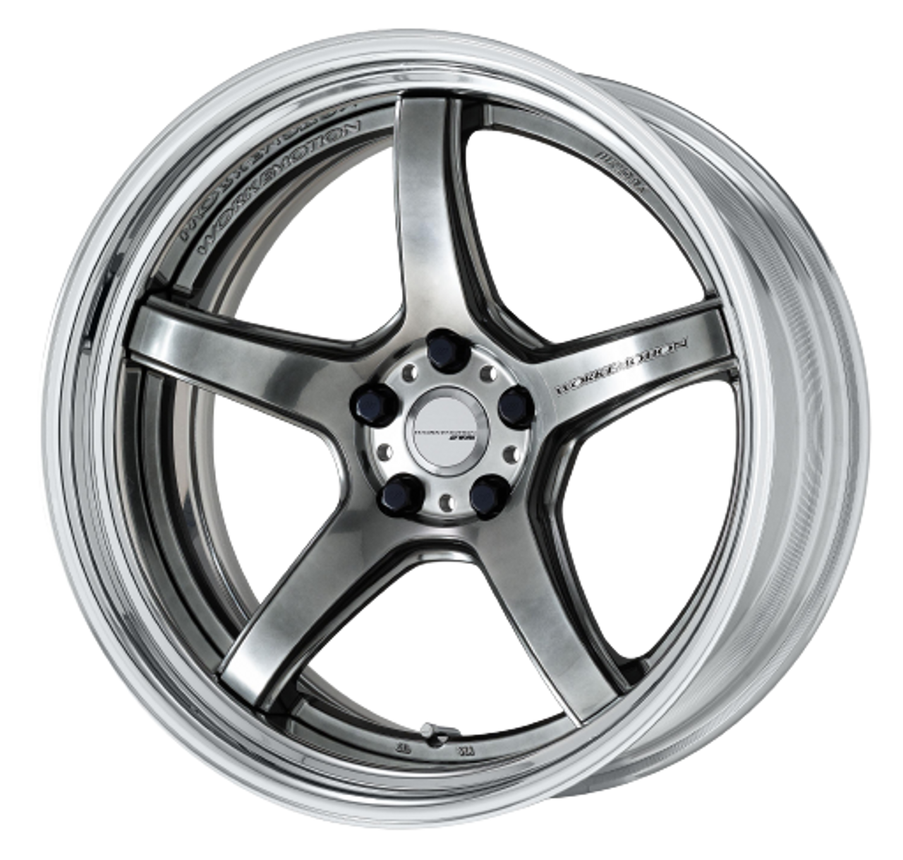 Work T5R 2P 5x114.3 18x10.5 +18 GT SILVER - Threepieceus