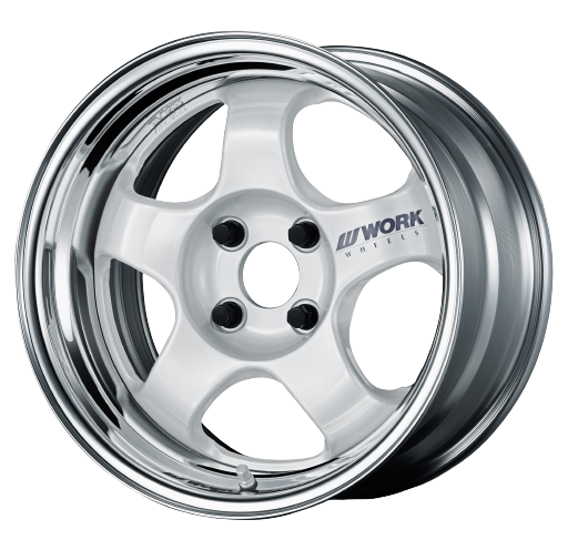 Work Meister S1 2P 5x114.3 15x8.5+22 R Disk White - Threepieceus