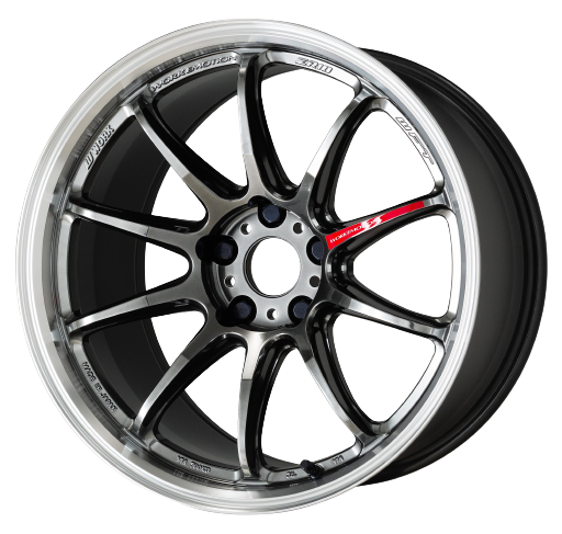 Work Emotion Zr10 5x100 18x8.5 +32 Glim Black Diamond Rim cut