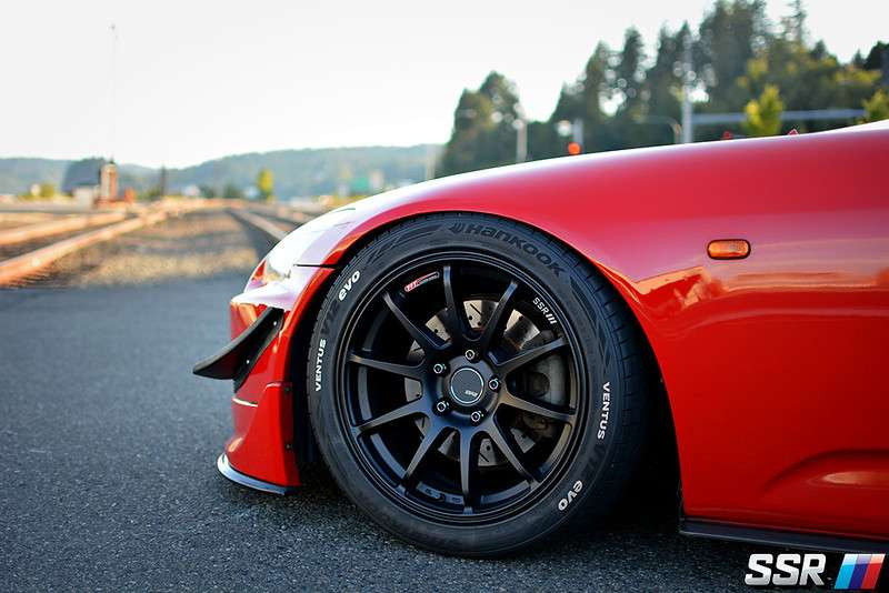 Ssr Gtv02 5x114.3 18x9+45 FLAT BLACK Wheels | ThreePiece.us