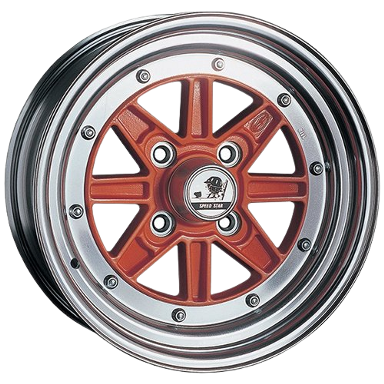 スピードスター mk-Ⅲ Speed Star Mk-III 4x100 13X7.5+4 Silver - Threepieceus
