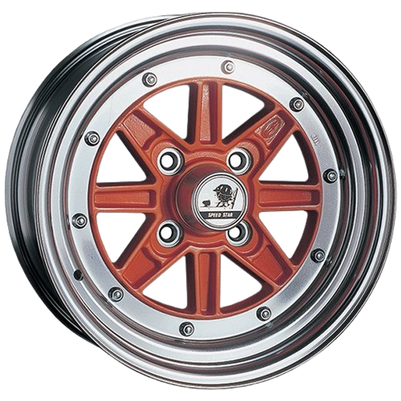 こうじろう SSR speed STAR アルミホイール 2個セット Speed Star Mk-III 4x114.3 14X8+0 Silver - Threepieceus