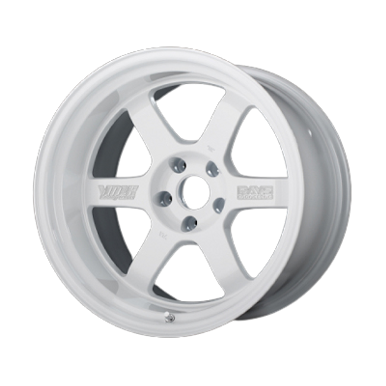 Volk Racing TE37V 10th Anniv 4x114.3 17x9.0-10 Dash White - Threepieceus