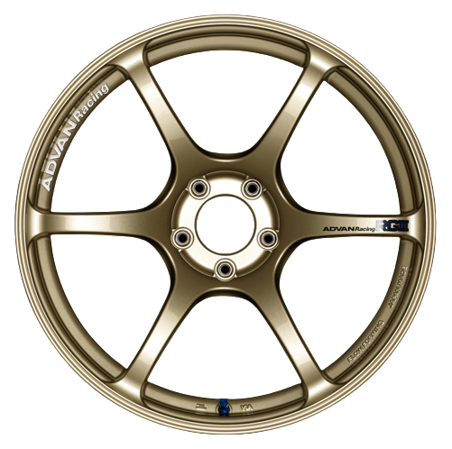Advan RGIII 17x7.0 +42 4-100 Racing Gold Metallic Wheel