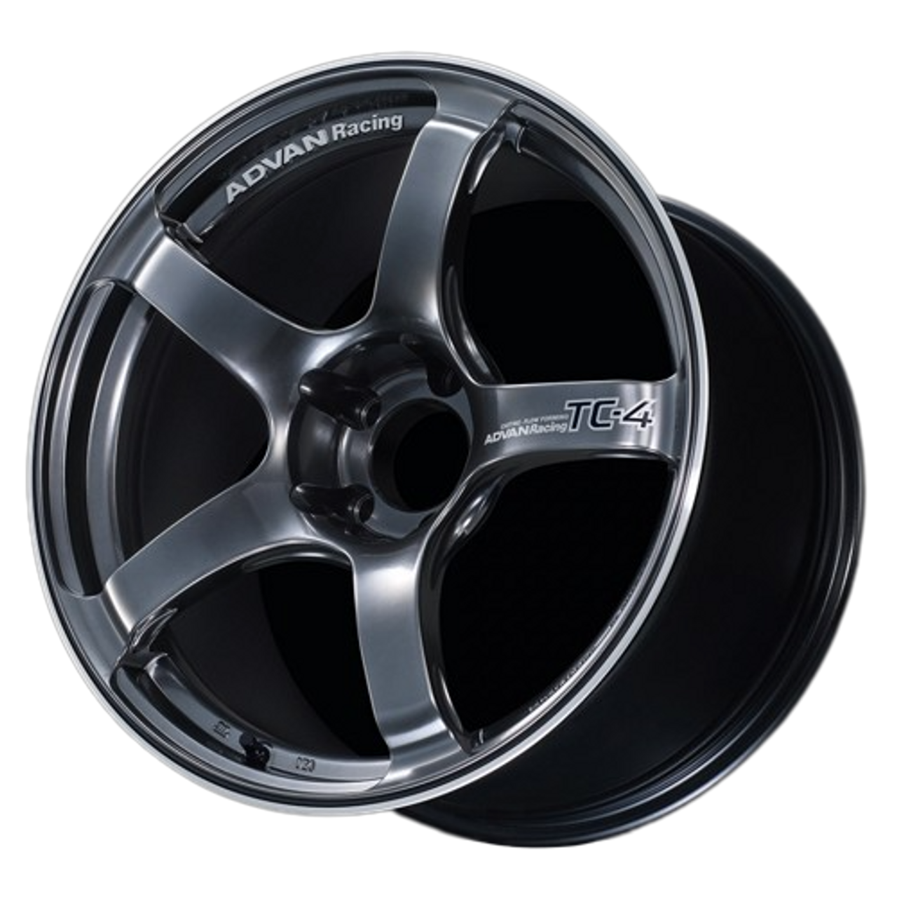 Advan TC-4 4x100 16x7.5+40 Racing Gun Metallic & Ring