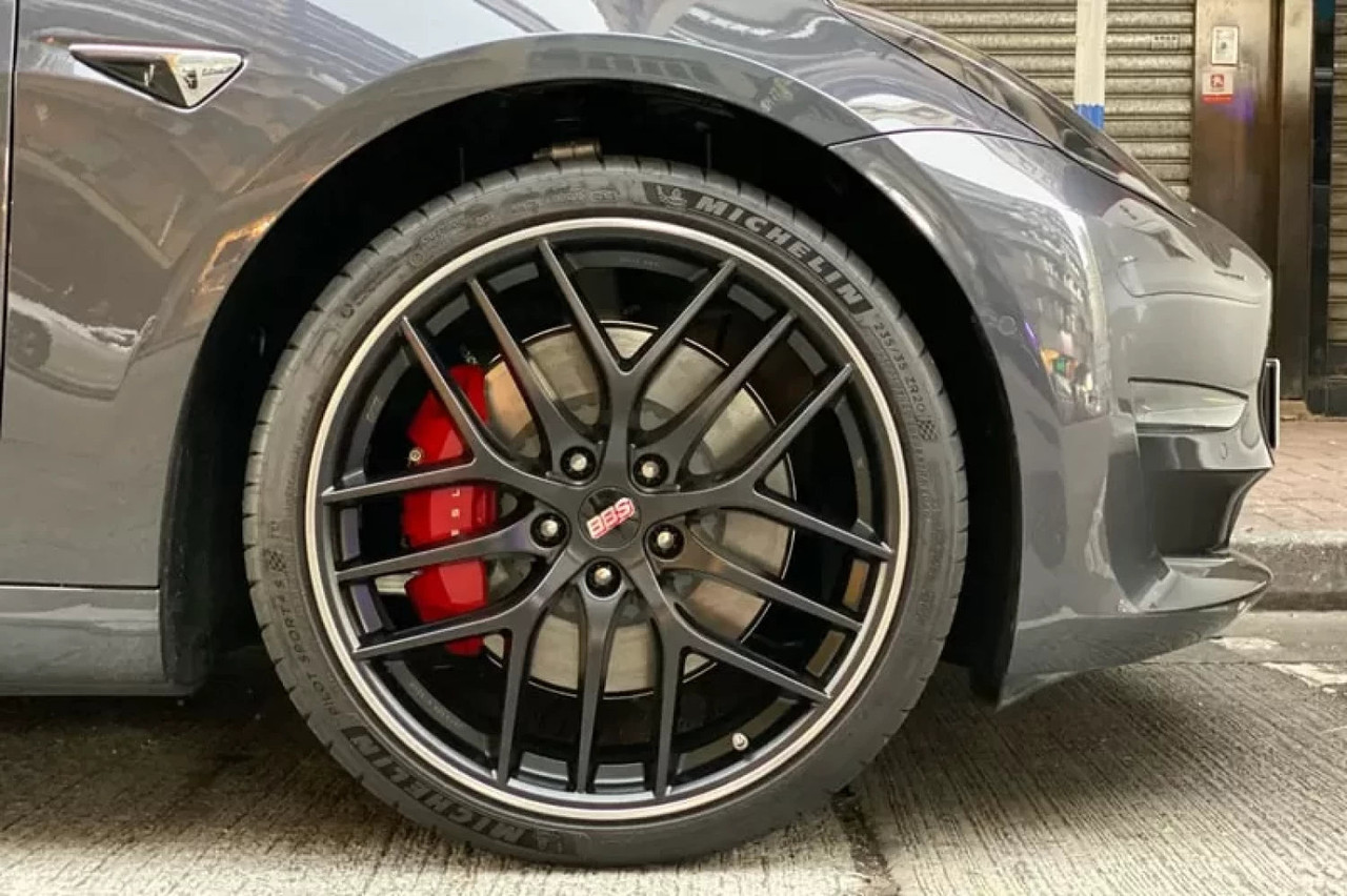 BBS CC-R 5x112 20x8.0+27 Graphite w/ Diamond | ThreePiece.us