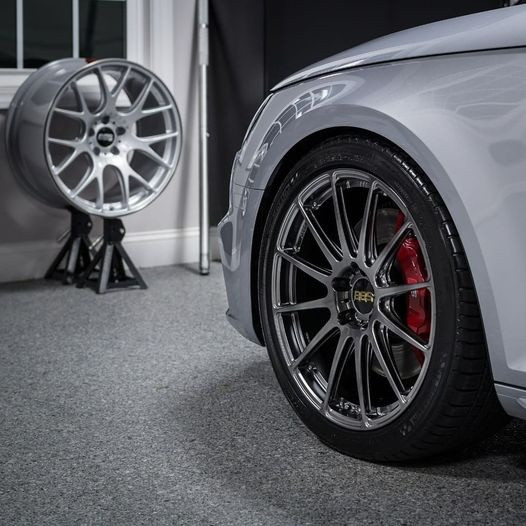 BBS FS 5x112 19x9.0+25 Diamond Black Wheels | ThreePiece.us
