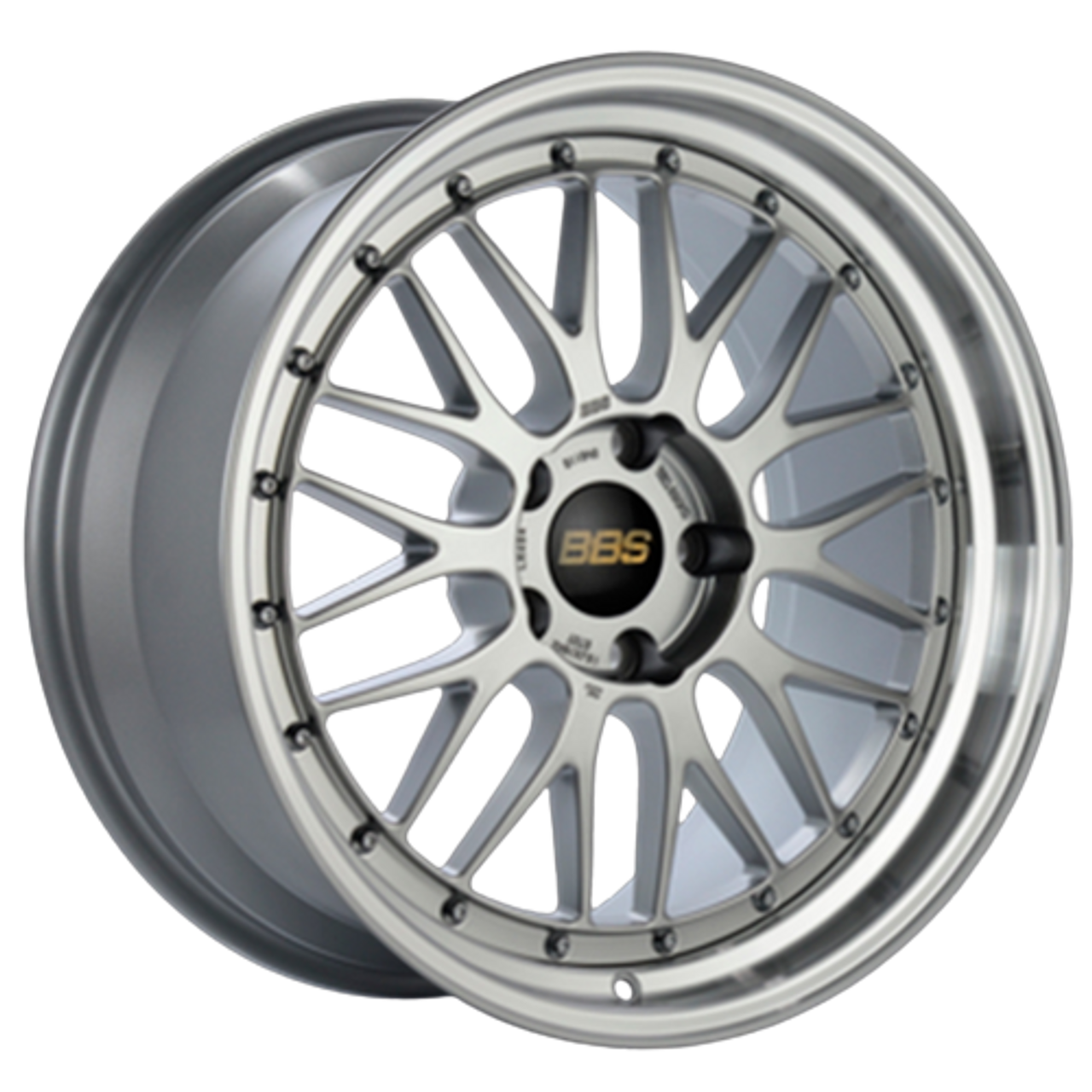 BBS LM 5x120 17x8.5+18 Diamond Silver - Threepieceus