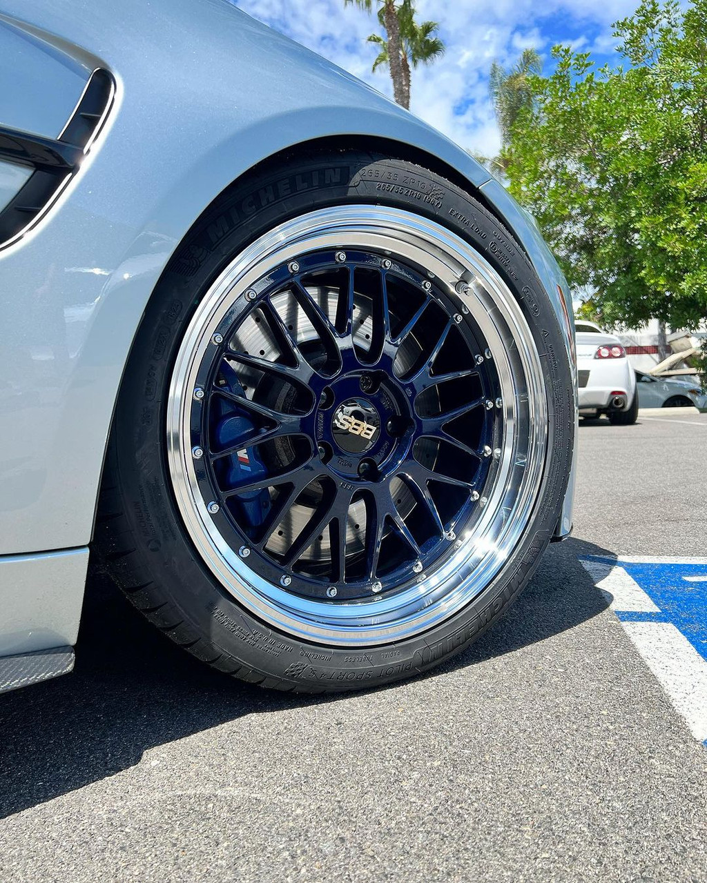 BBS LM 5x120 19x10.0+37 Diamond Silver | ThreePiece.us