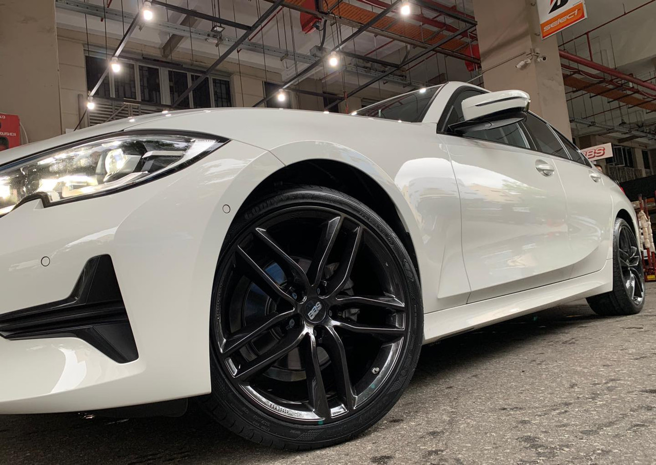 BBS SX 5x108 19x8.5+45 Crystal Black Wheels | ThreePiece.us