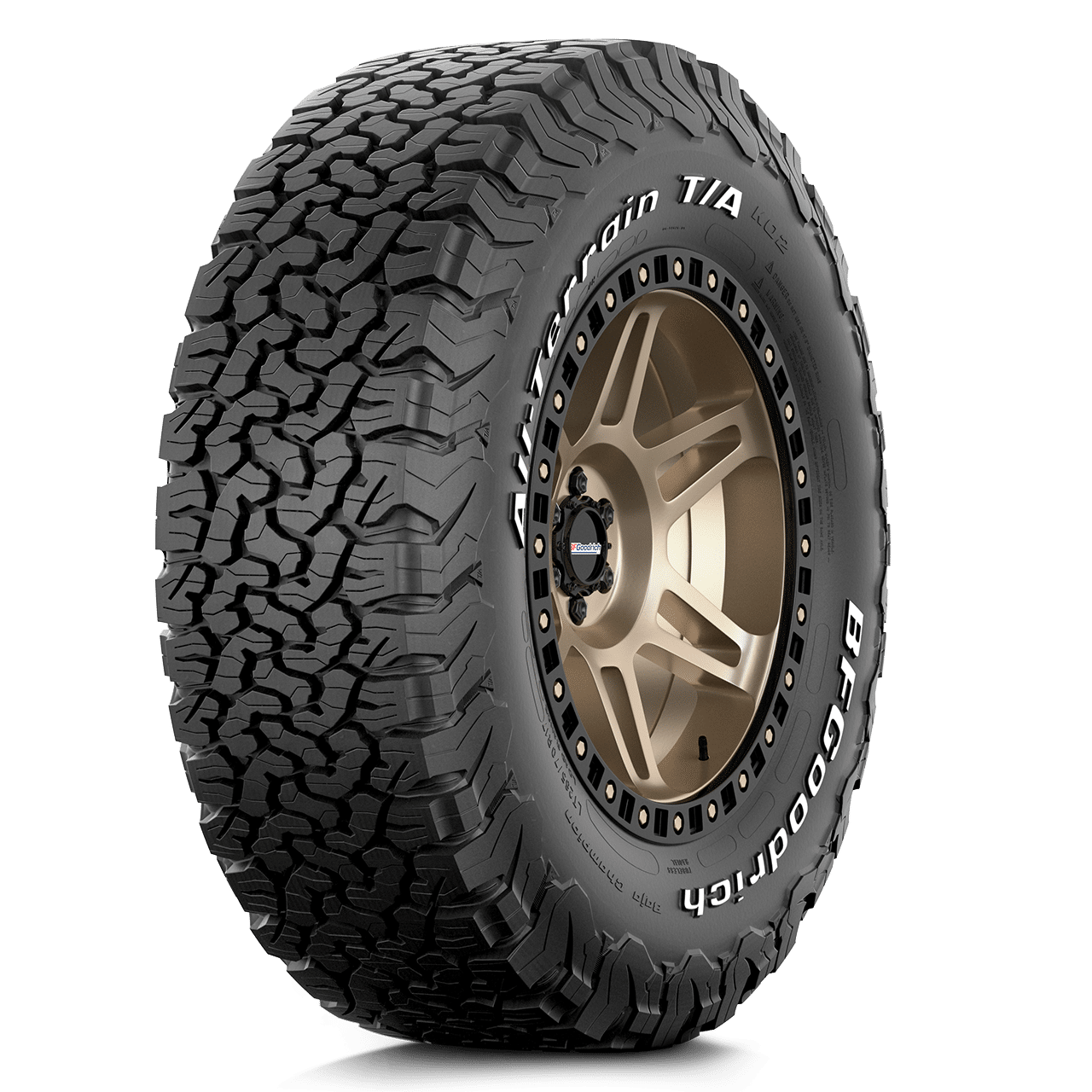 BF Goodrich BFG All Terrain T/A KO2 RWL LT245/65R17/8 - Threepieceus