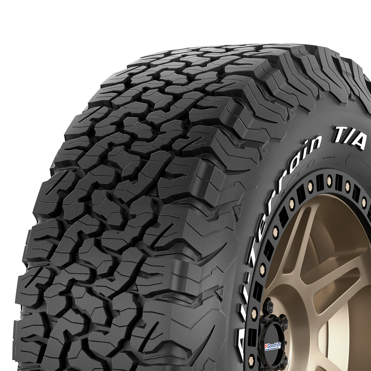 BF Goodrich BFG All Terrain T/A KO2 RWL LT245/65R17/8 - Threepieceus