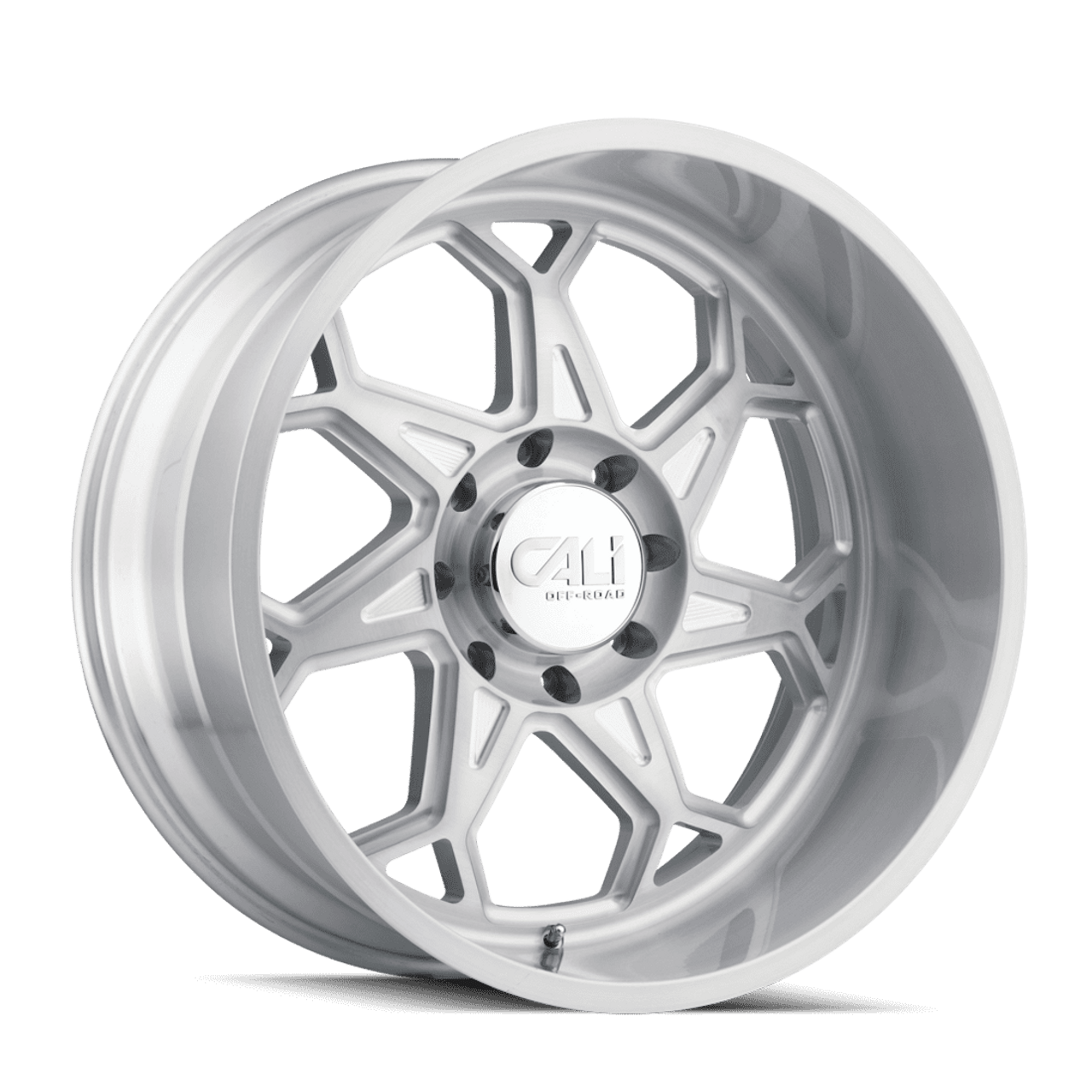 Cali Off-Road Sevenfold 9111 6x135 20x10-25 Brushed & Clear