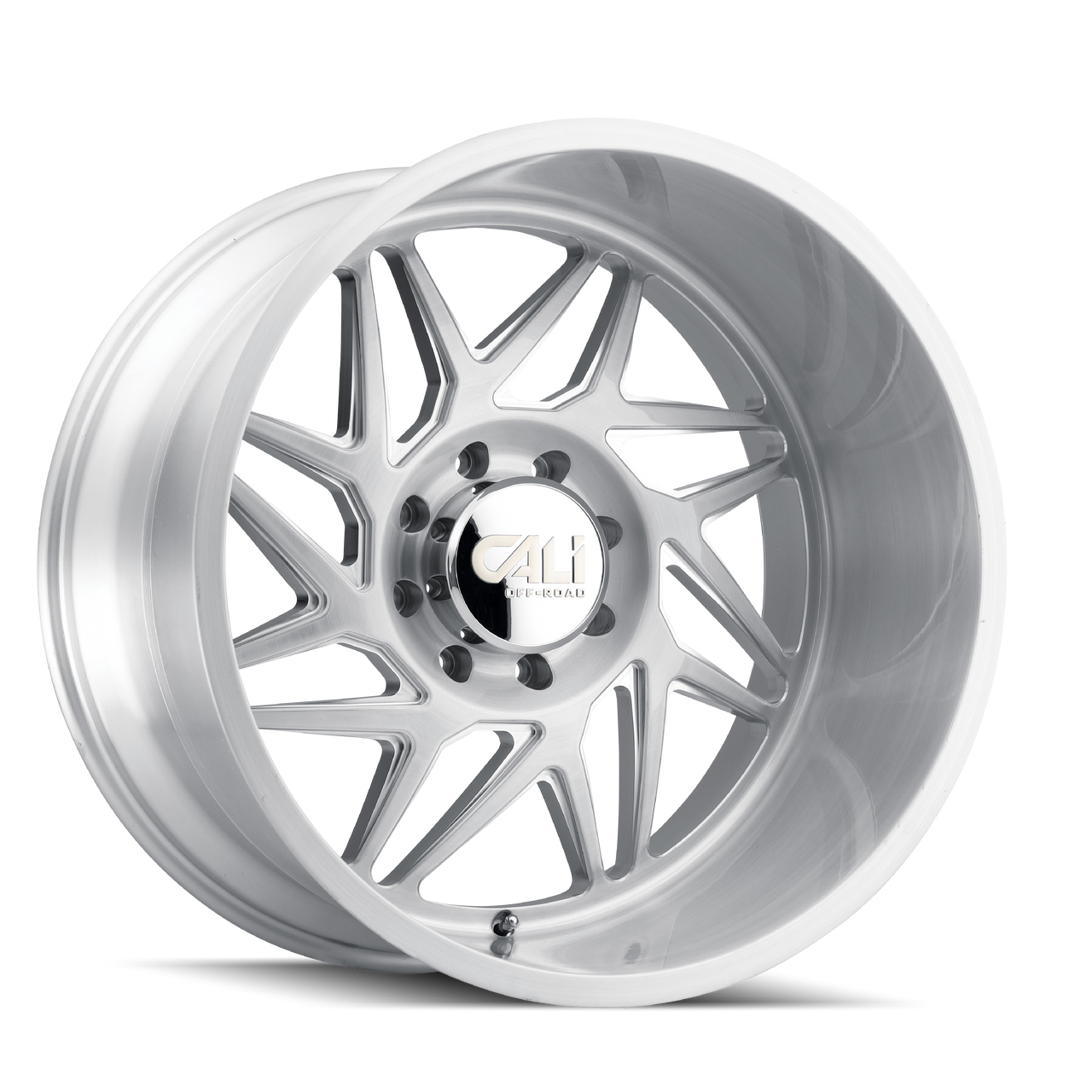 Cali Off-Road Gemini 9112 8x170 24x14-76 Brushed & Clear Coated