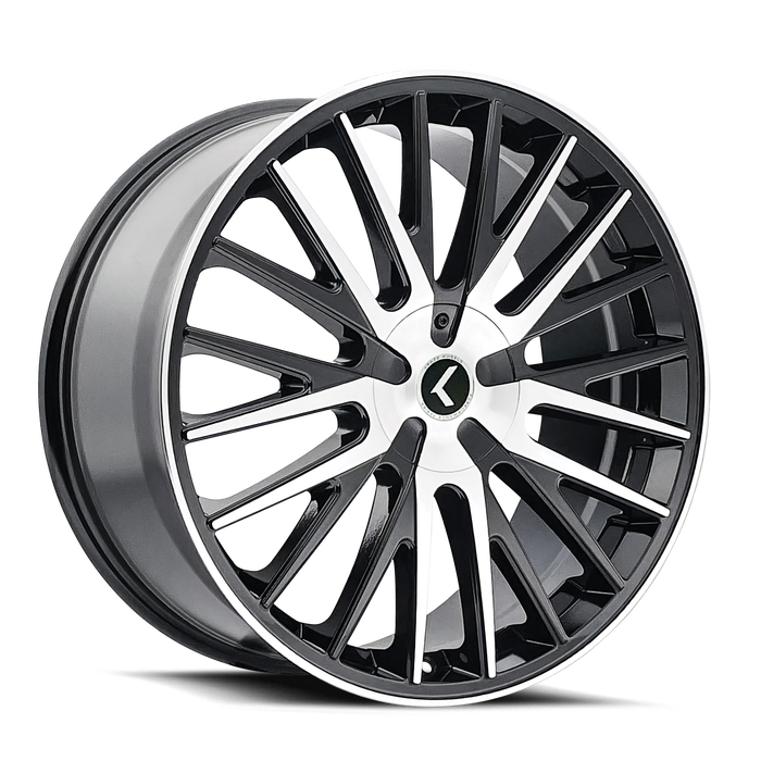 Kraze Double Down 185 5x115/5x120 20x8.5+38 Black Machined