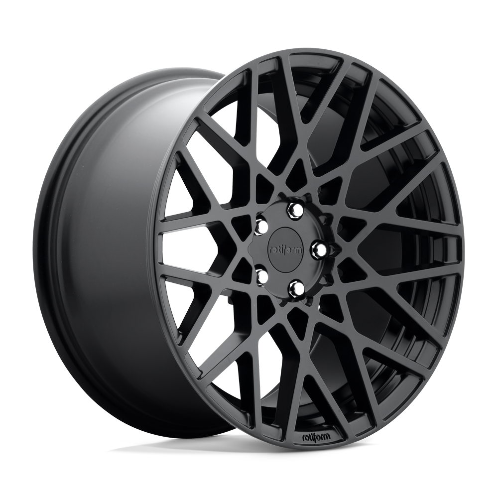 Rotiform 1PC R112 BLQ 5X114.3 19X8.5 +38 MATTE BLACK - Threepieceus