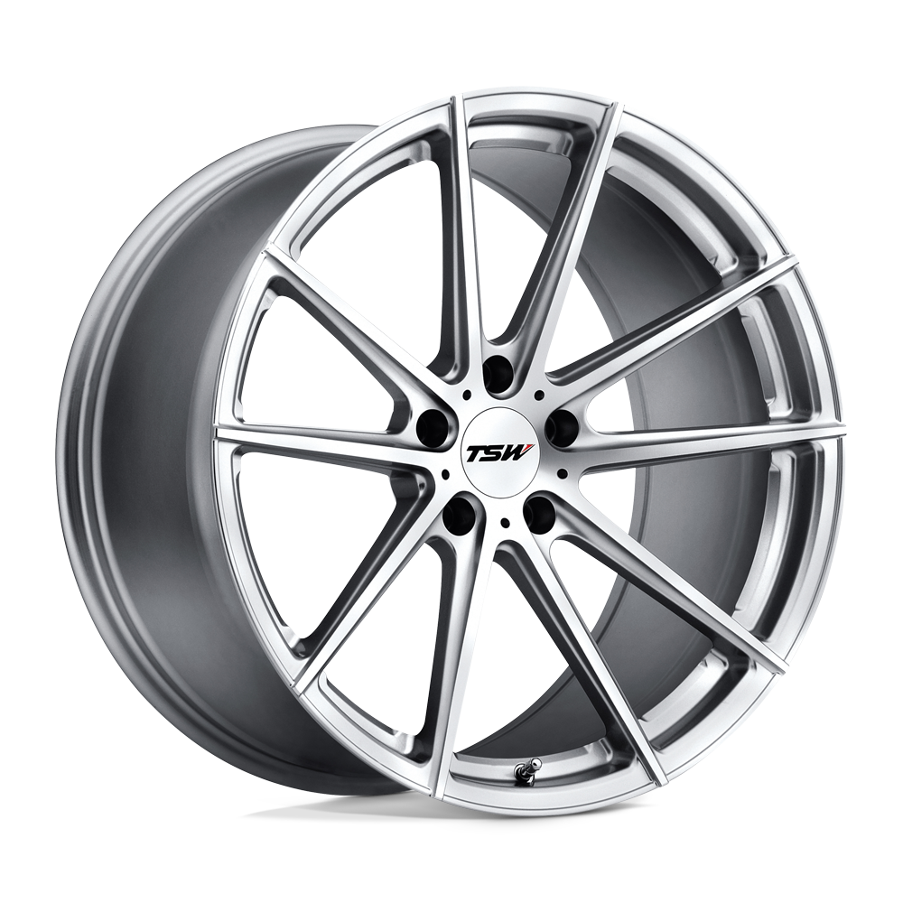 Tsw Point Machine TSW BATHURST 5X112 18X8.5 +43 SILVER W/ | ThreePiece.us