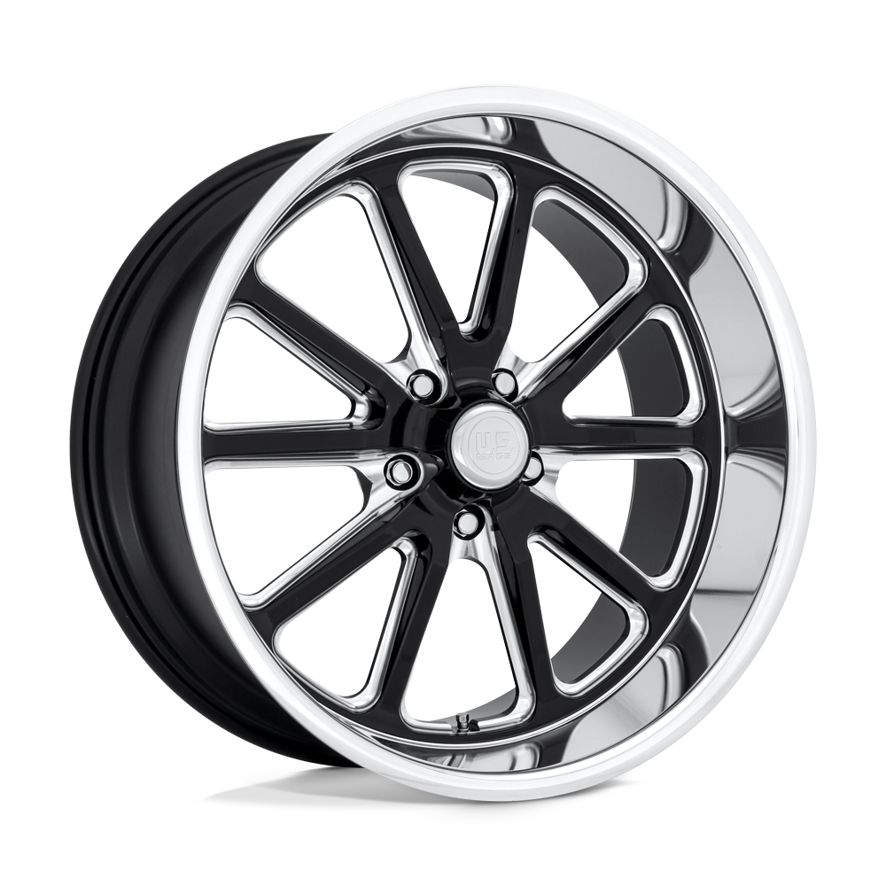 US Mag 1PC U117 RAMBLER 5X127 20X10.5 +20 GLOSS BLACK MILLED