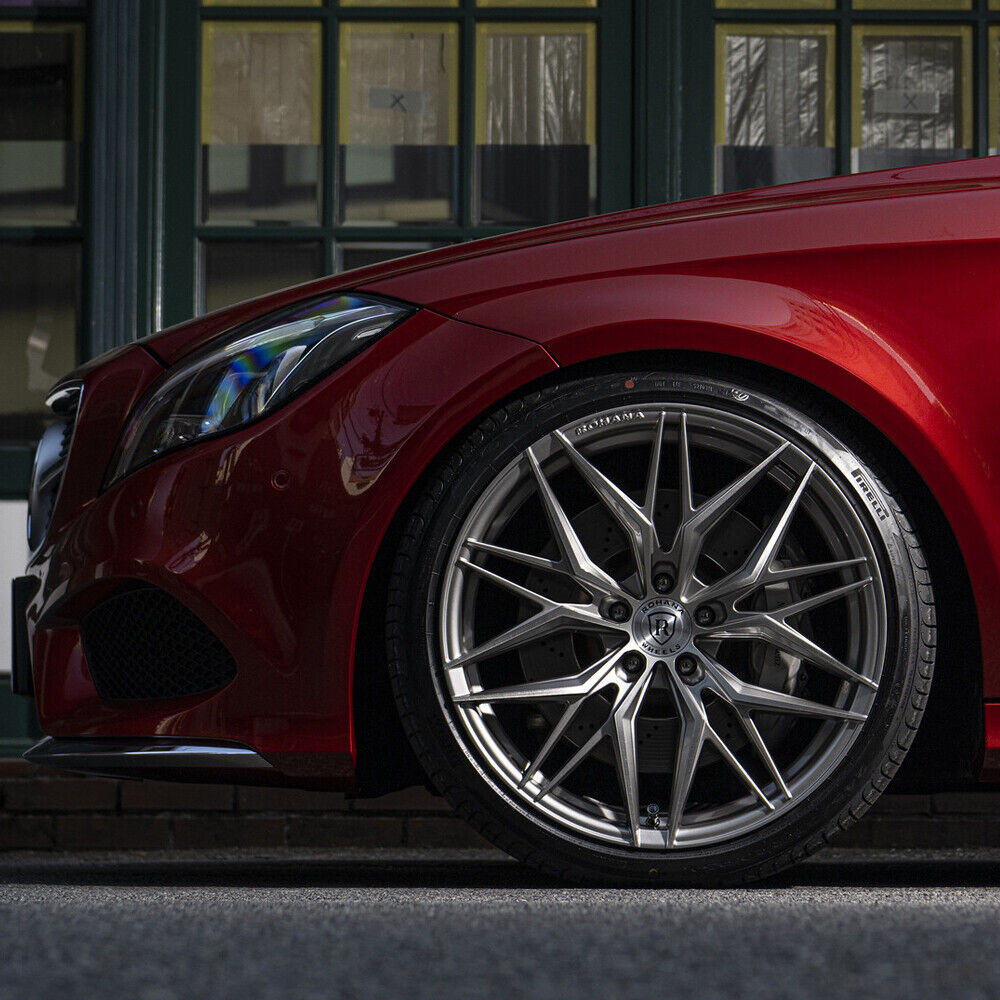 Rohana RFX17 5x112 20x10+22 Brushed Titanium | ThreePiece.us