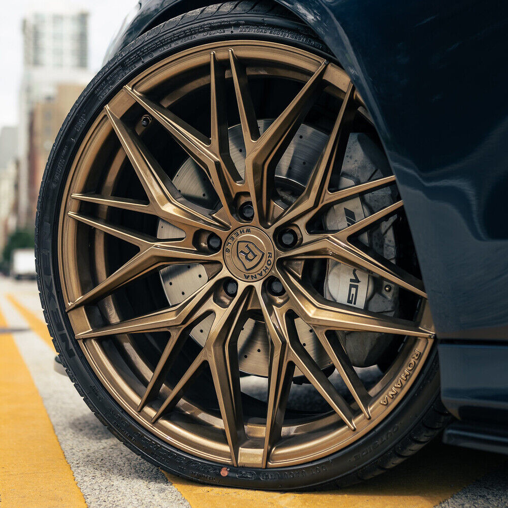 Rohana RFX17 5x112 20x10+22 Brushed Titanium | ThreePiece.us