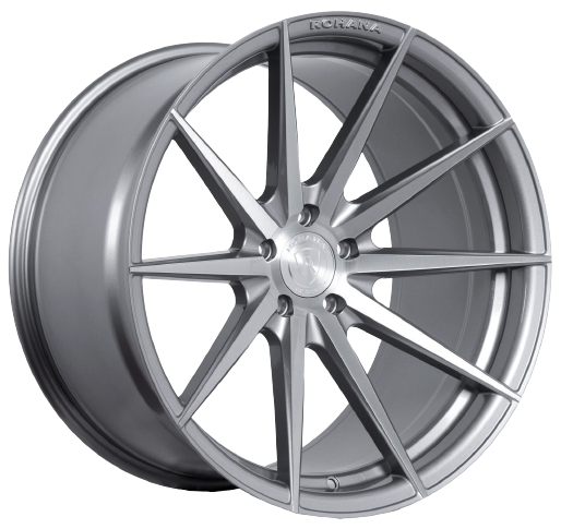 Rohana RFX1 5x112 20x10+45 Brushed Titanium | ThreePiece.us